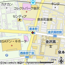泉本町周辺の地図