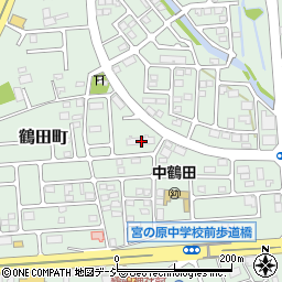 栃木県宇都宮市鶴田町1324周辺の地図