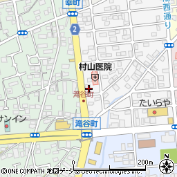 栃木信用金庫滝谷町支店周辺の地図