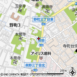 石川県金沢市野町3丁目20-23周辺の地図