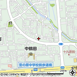 栃木県宇都宮市鶴田町1318周辺の地図