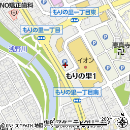 石川県金沢市もりの里1丁目99周辺の地図