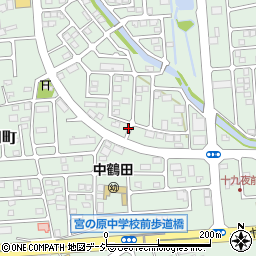 栃木県宇都宮市鶴田町1319周辺の地図