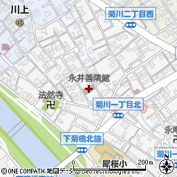 永井善隣館保育所周辺の地図
