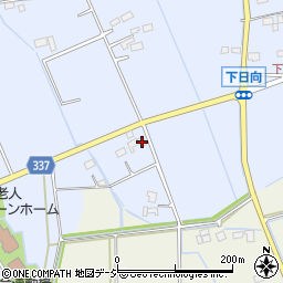 栃木県鹿沼市下日向146周辺の地図