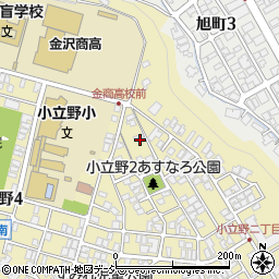 石川県金沢市小立野2丁目17周辺の地図