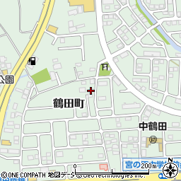 栃木県宇都宮市鶴田町1329周辺の地図