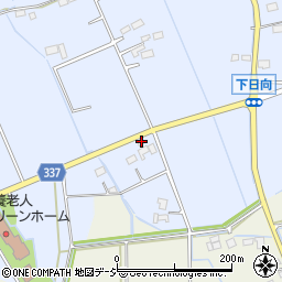 栃木県鹿沼市下日向147周辺の地図