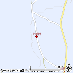 上手村周辺の地図