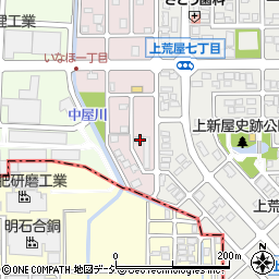 石川県金沢市中屋南56周辺の地図
