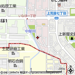 石川県金沢市中屋南15周辺の地図