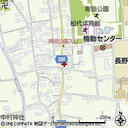 長野県長野市松代町西条3812周辺の地図