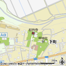 松吟寺周辺の地図