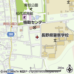長野県警察音楽隊周辺の地図