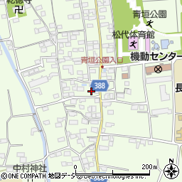 長野県長野市松代町西条3811周辺の地図