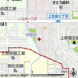 石川県金沢市中屋南74周辺の地図