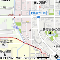 石川県金沢市中屋南36周辺の地図