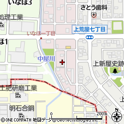 石川県金沢市中屋南62周辺の地図