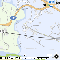 群馬県吾妻郡長野原町大津335周辺の地図