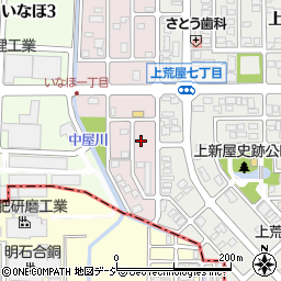 石川県金沢市中屋南50周辺の地図