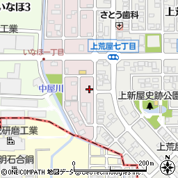 石川県金沢市中屋南38周辺の地図
