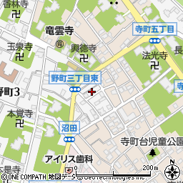 石川県金沢市野町3丁目26周辺の地図