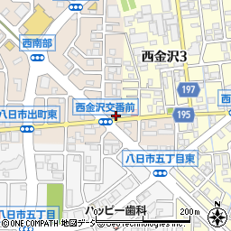 金沢八日市郵便局周辺の地図