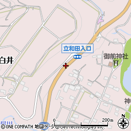 立和田入口周辺の地図
