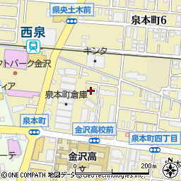 県営泉本町団地５号棟周辺の地図