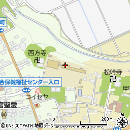 茨城県常陸大宮市北町周辺の地図