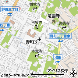 石川県金沢市野町3丁目15-27周辺の地図