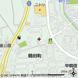 栃木県宇都宮市鶴田町1639周辺の地図