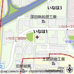 石川県金沢市いなほ周辺の地図