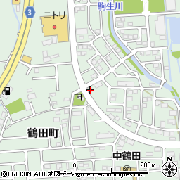 栃木県宇都宮市鶴田町1215周辺の地図