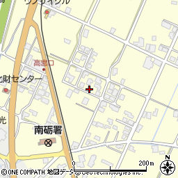富山県南砺市荒木1067-5周辺の地図