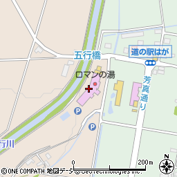 芳賀温泉　ロマンの湯周辺の地図