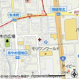 株式会社西野　金沢営業所周辺の地図