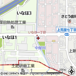 石川県金沢市中屋南109周辺の地図