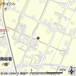 富山県南砺市荒木1087-1周辺の地図