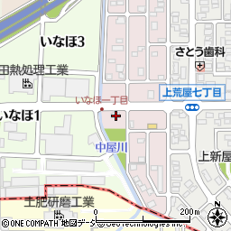 石川県金沢市中屋南106周辺の地図