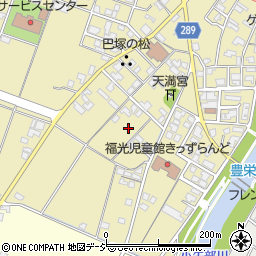 富山県南砺市福光天神町周辺の地図