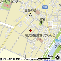 富山県南砺市福光（天神町）周辺の地図