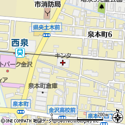 株式会社金沢フェンス周辺の地図