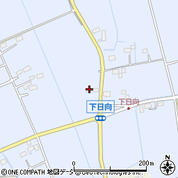 栃木県鹿沼市下日向198周辺の地図
