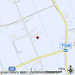 栃木県鹿沼市下日向186周辺の地図