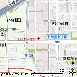 石川県金沢市中屋南116周辺の地図