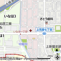 石川県金沢市中屋南117周辺の地図