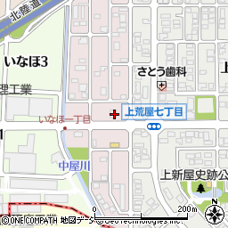 石川県金沢市中屋南120周辺の地図