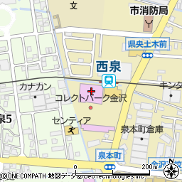 Ｅｖｅｒｙ金沢西泉店周辺の地図