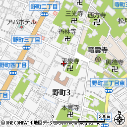 石川県金沢市野町3丁目13-3周辺の地図